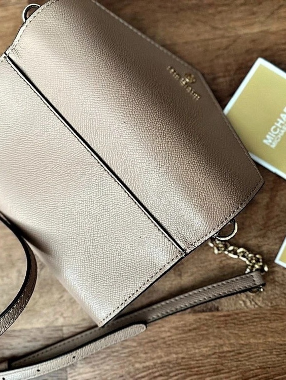Michael Kors Jet Set Small Saffiano Leather Envelope Crossbody Bag Crossbody Bag